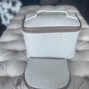 Calvin Klein New Make up and travel Case  w/brush bag included
